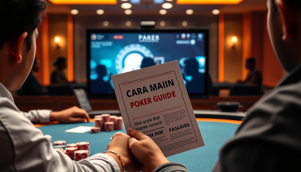 Cara main poker online