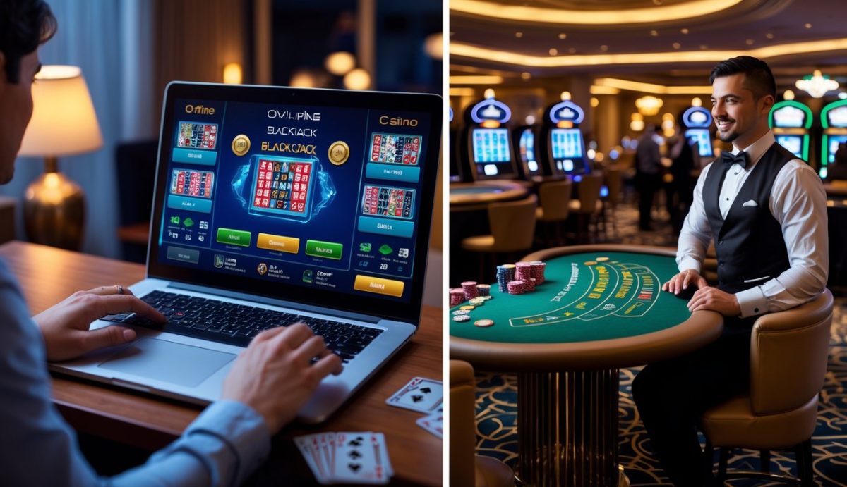 Perbedaan Blackjack Online vs Kasino Offline: Analisis Keuntungan dan Kerugian